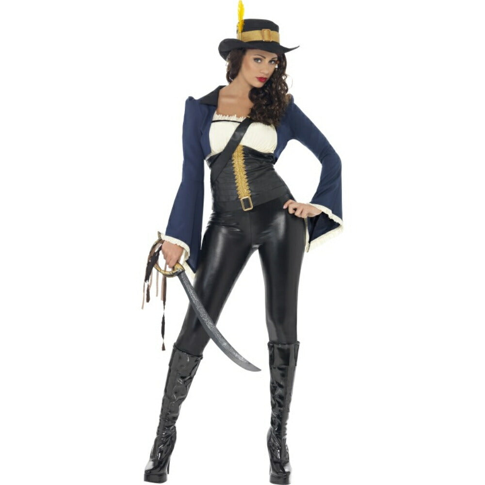 女海賊　ペネロペ　青　衣装、コスチューム　大人女性用　Penelope Pirate　コスプレ