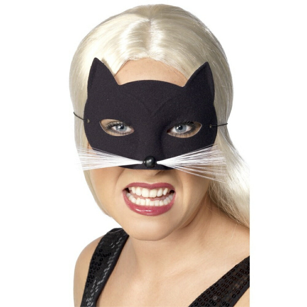 アイマスク　黒　猫風　大人女性用　Cat Eyemask　コスプレ