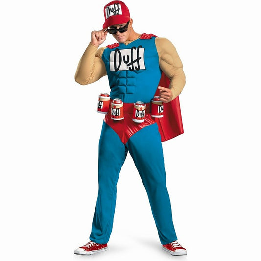 シンプソンズ　Duffman　コスプレ衣装　ダフマン　ビール　バー　店舗　宣伝