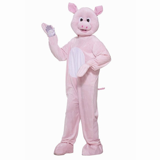 ブタ　衣装、コスチューム　着ぐるみ 　大人男性用　Pinky the Pig　コスプレ