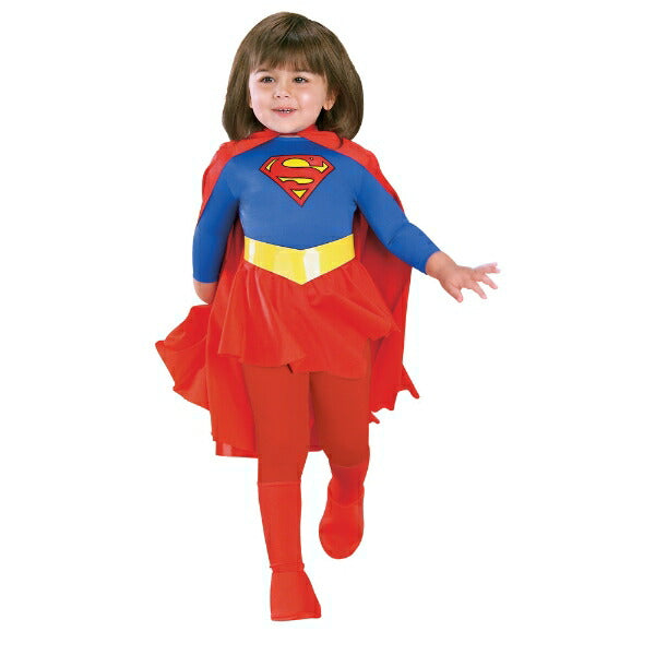 スーパーマン　スーパーガール　衣装、コスチューム　コスプレ　子供女性用
