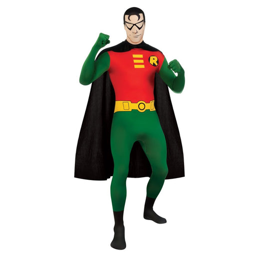 DCコミック ロビン 総タイツタイプ 衣装、コスチューム 大人男性用　コスプレ