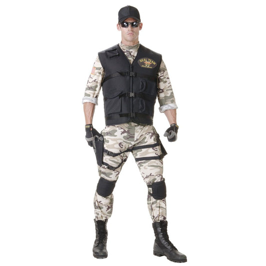 アメリカ海軍特殊部隊 スタンダード 衣装、コスチューム 大人男性用　コスプレ