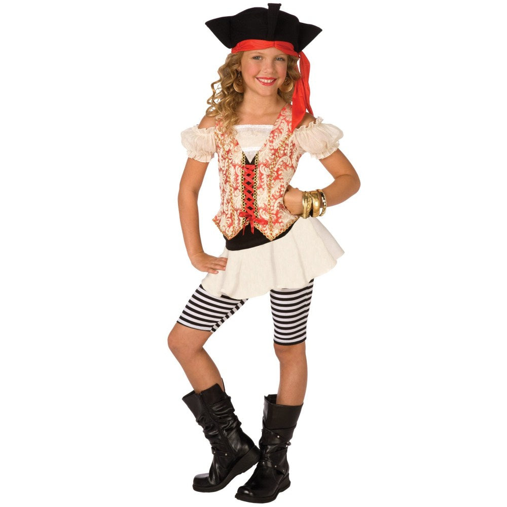 海賊　パイレーツ・ガール 衣装、コスチューム 子供女性用　コスプレ