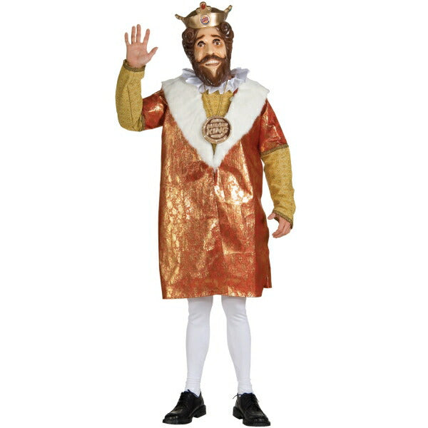 バーガーキング　衣装、コスチューム　大人男性用　王様　コスプレ