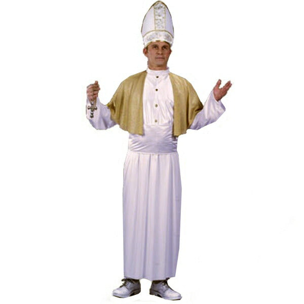ローマ教皇　法王　衣装、コスチューム　大人男性用　ヨーロッパ　王様　コスプレ