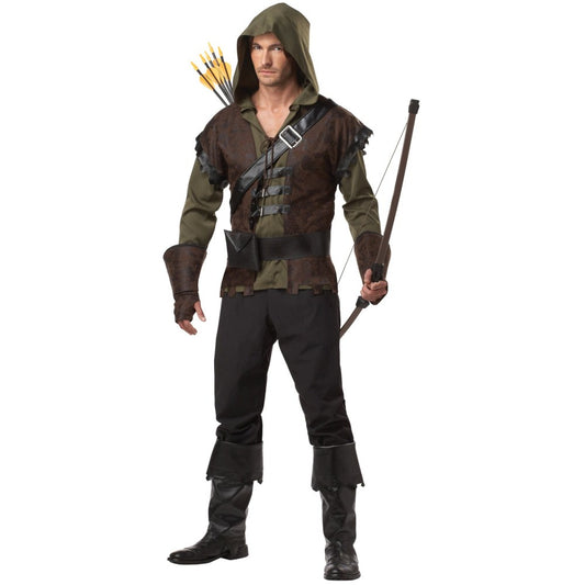 ロビンフッド　衣装、コスチューム　大人男性用　フード　Robin Hood　コスプレ