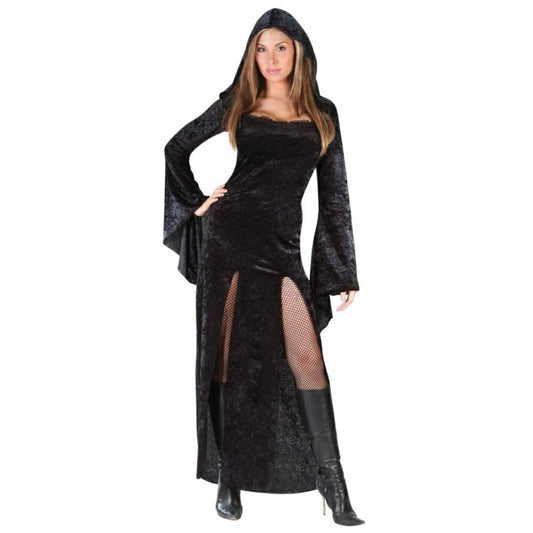 セクシーなブラックの魔女　衣装、コスチューム　大人女性用　コスプレ