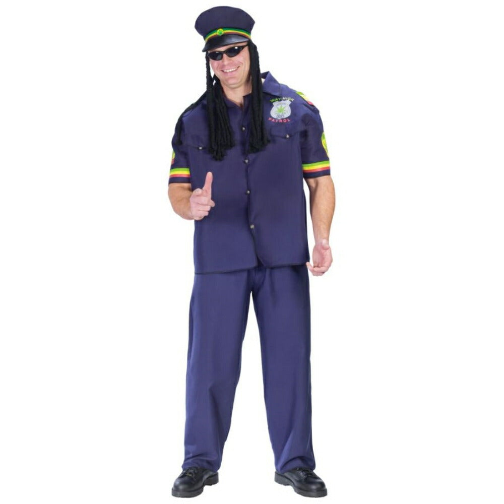 陽気なパトロールマン　衣装、コスチューム　大人男性用　警察　WAY HIGH PATROLMAN　コスプレ