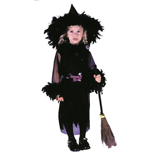 フェザー・ウィッチ　魔女　衣装、コスチューム　子供女性用　ドレス　コスプレ