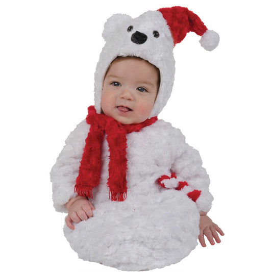 クリスマス ベア 衣装、コスチューム ベビー用 ハロウィン CHRISTMAS POLAR BEAR BUNTING　コスプレ