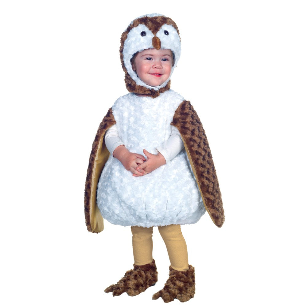 フクロウ　衣装、コスチューム　着ぐるみ　子供男性用　WHITE BARN OWL TODDLER　コスプレ