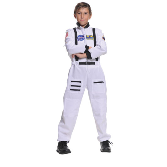 宇宙飛行士 衣装、コスチューム 子供男性用 ハロウィン ASTRONAUT WHITE CHILD　コスプレ