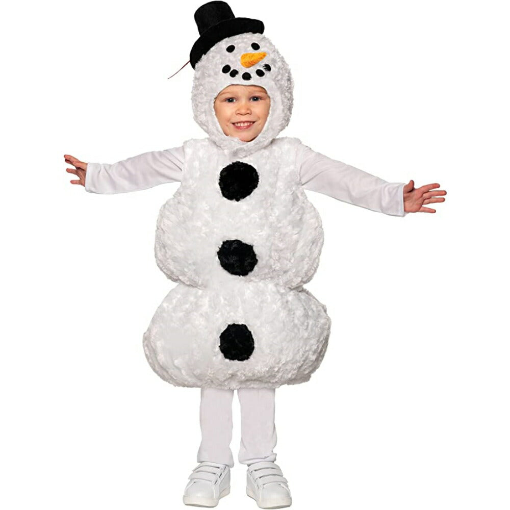 スノーマン　コスチューム　雪だるま　子供男性用　コスプレ衣装　クリスマス　幼児用　Snowman