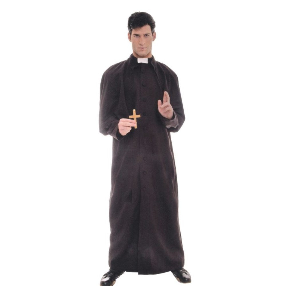 牧師　衣装、コスチューム　大人男性用　PRIEST DELUXE ADULT　コスプレ