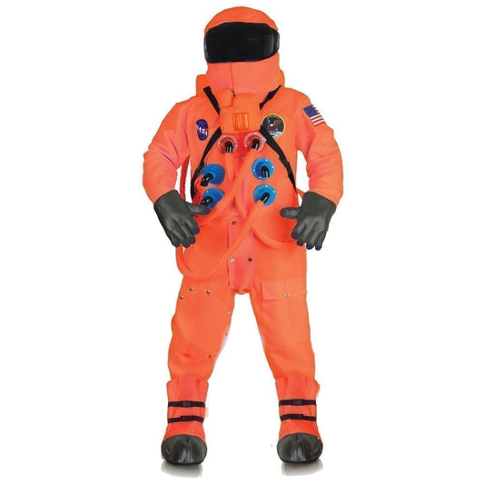 宇宙飛行士　衣装、コスチューム　大人男性用　オレンジ　ASTRONAUT DELUXE SUIT　コスプレ