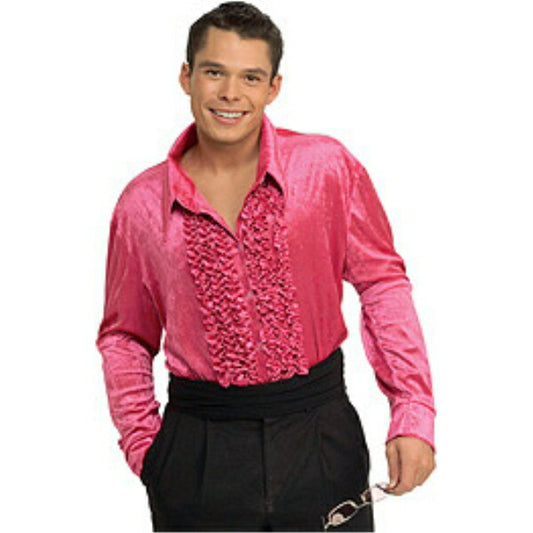 ディスコシャツ　Pink　衣装、コスチューム大人男性用 ハロウィン　コスプレ